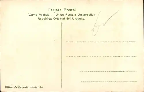 Ak Montevideo Uruguay, Vista general, puerto