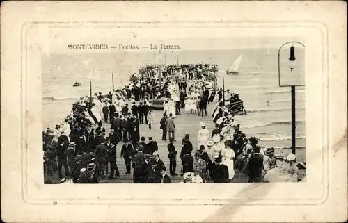 Ak Montevideo Uruguay, Pocitos, La Terraza