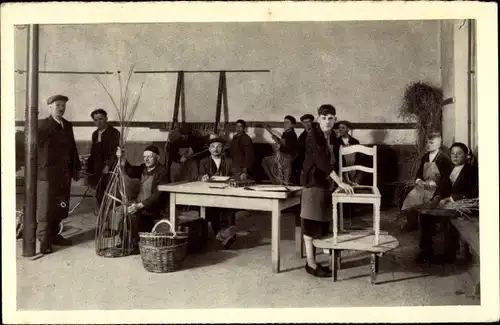 Ak Bischwiller Oberhoffen Bischweiler Elsass Bas Rhin, Sonnenhof, Asile privé pour faibles d'Esprit