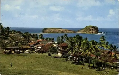 Ak Sainte Marie Martinique, La Plage et l'Ilet