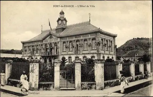Ak Fort de France Martinique, Hotel de Ville