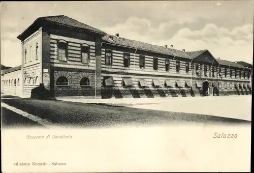 Ak Saluzzo Piemonte, Caserma di Cavalleria