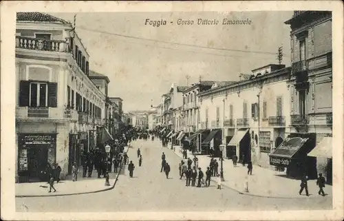 Ak Foggia Puglia, Corso Vittorio Emanuele