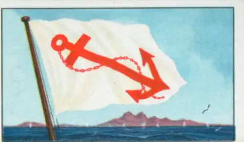 Sammelbild Reedereiflaggen der Welthandelsflotte Nr. 313, Urquijo & Aldecoa, Bilbao