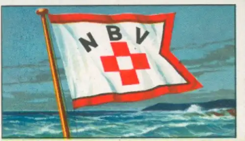 Sammelbild Reedereiflaggen der Welthandelsflotte Nr. 85, Nordischer Bergungsverein Hamburg