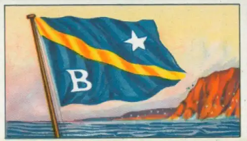 Sammelbild Reedereiflaggen der Welthandelsflotte Nr. 127, Erik Banck Helsingborg