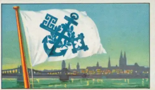 Sammelbild Reedereiflaggen der Welthandelsflotte Nr. 83, Norddeutscher Lloyd Bremen