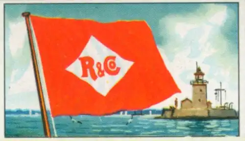 Sammelbild Reedereiflaggen der Welthandelsflotte Nr. 241, Radcliffe & Co. Cardiff