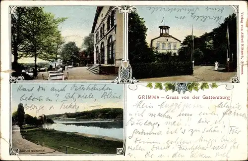 Ak Grimma in Sachsen, Gattersburg
