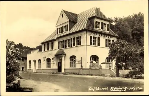 Ak Isenburg im Sayntal Westerwald, Hotel Zur Isenburg