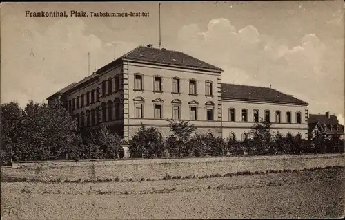 Ak Frankenthal in der Pfalz, Taubstummen-Institut