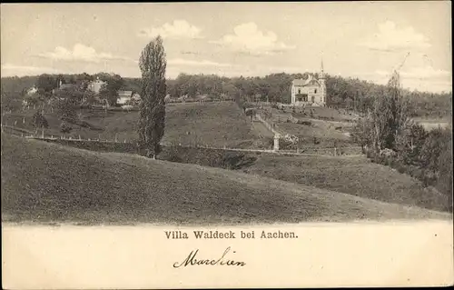 Ak Aachen in Nordrhein Westfalen, Villa Waldeck
