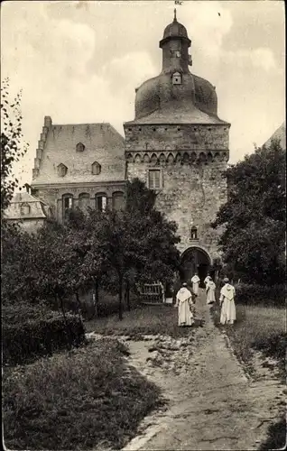 Ak Liedberg Korschenbroich am Niederrhein, Schloss, Turm