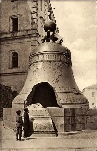 Ak Moskau Russland, Kremlin, la reine des cloches
