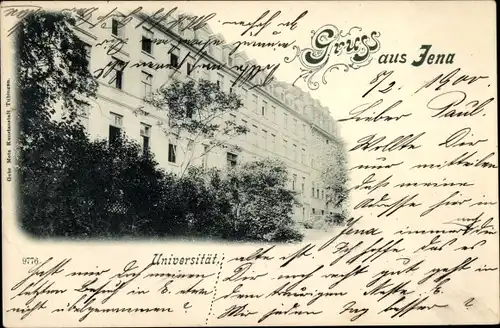 Ak Jena in Thüringen, Universität