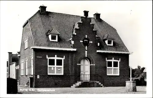 Ak Putte Woensdrecht Nordbrabant, Gemeentehuis