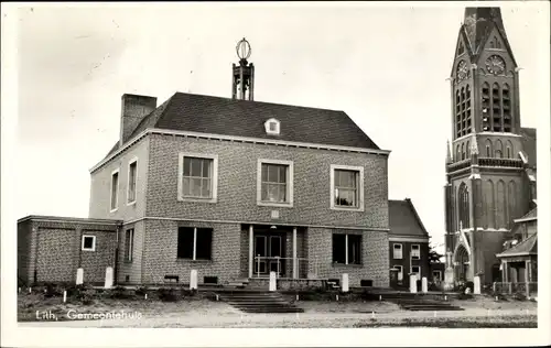 Ak Lith Nordbrabant Niederlande, Gemeentehuis