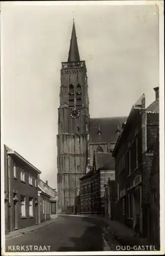 Ak Oud Gastel Nordbrabant Niederlande, Kerkstraat