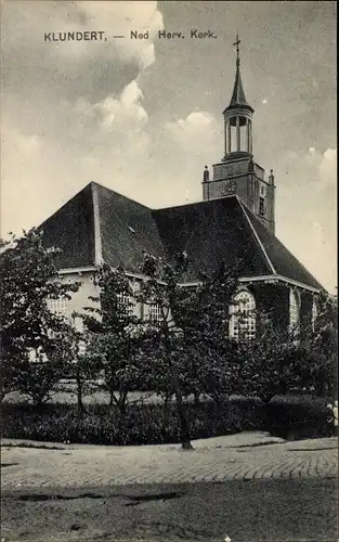 Ak Klundert Nordbrabant, Ned. Herv. Kerk