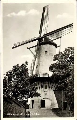 Ak Willemstad Nordbrabant Niederlande, d'Orange Molen