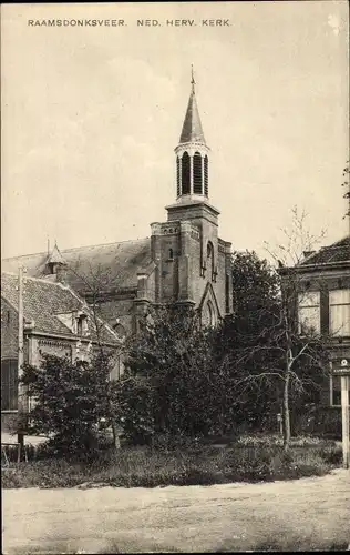 Ak Raamsdonksveer Nordbrabant, Ned. Herv. Kerk