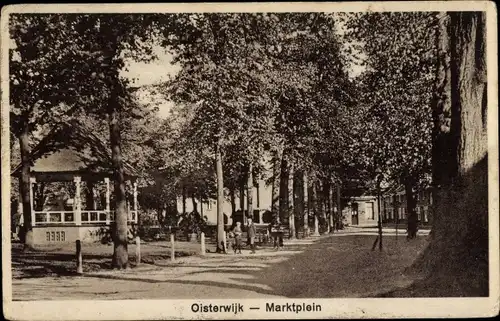 Ak Oisterwijk Nordbrabant Niederlande, Marktplein, Pavillon