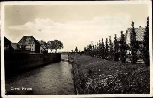 Ak Grave Nordbrabant Niederlande, Haven