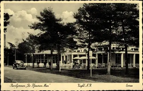 Ak Vught Nordbrabant, Paviljoenen De IYzeren Man, terras