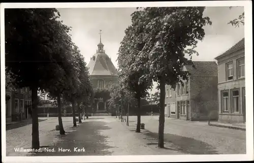 Ak Willemstad Nordbrabant Niederlande, Ned. Herv. Kerk