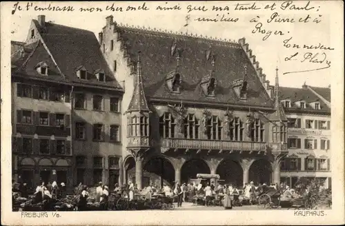 Ak Freiburg im Breisgau, Kaufhaus