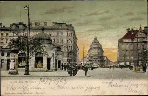 Ak München, Karlsplatz