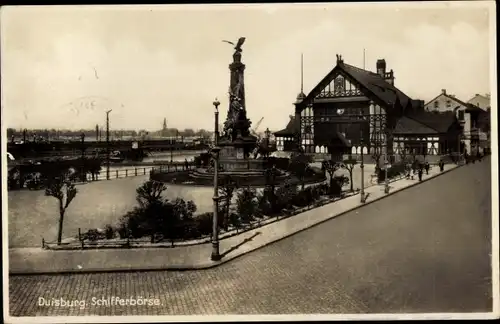 Ak Duisburg im Ruhrgebiet, Schifferbörse