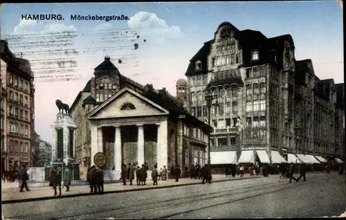 Ak Hamburg Mitte Altstadt, Mönckebergstrasse