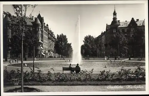 Ak Stockholm Schweden, Karlaplan