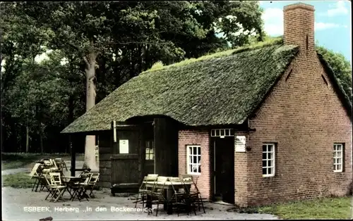 Ak Esbeek Nordbrabant Niederlande, Landgoed De Utrecht, Herberg In den Bockenreijder