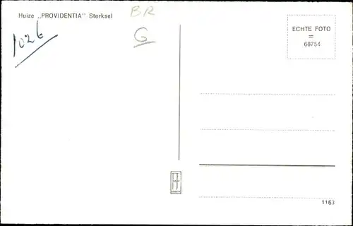 Ak Sterksel Nordbrabant Niederlande, Huize Providentia