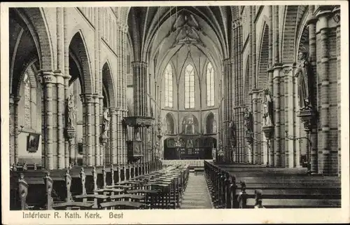 Ak Best Nordbrabant Niederlande, Interieur R. Kath. Kerk