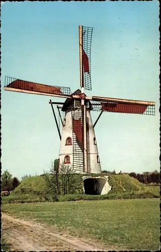 Ak Sint Michielsgestel Nordbrabant Niederlande, Hollandse Molen, Windmühle