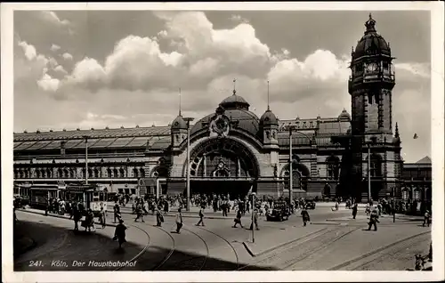 Ak Köln am Rhein,  Hauptbahnhof