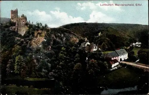 Ak Manderscheid in der Eifel, Ortsansicht