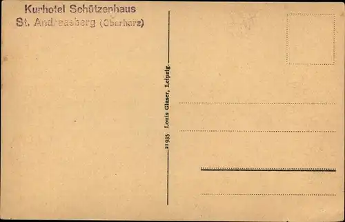 Ak Sankt Andreasberg Braunlage im Oberharz, Blick von der Zahnradbahn auf das Treibholz