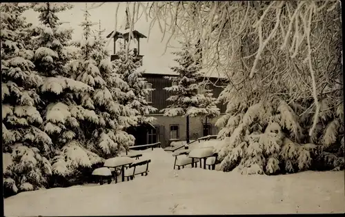 Foto Ak Plauen im Vogtland, Kirche, Winter, Schnee