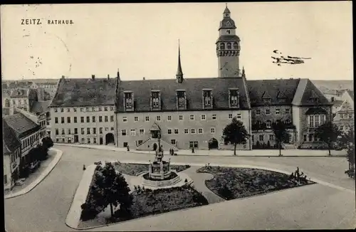 Ak Zeitz im Burgenlandkreis, Rathaus