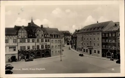 Ak Weimar in Thüringen, Haus Elephant