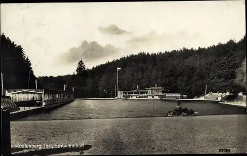 Ak Rastenberg in Thüringen, Schwimmbad