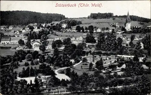 Ak Stützerbach Ilmenau Thüringer Wald, Ortsansicht