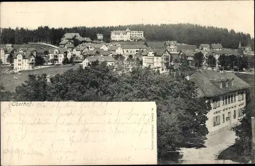 Ak Oberhof im Thüringer Wald, Ortsansicht