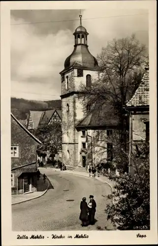 Ak Zella Mehlis Thüringen, Kirche Mehlis