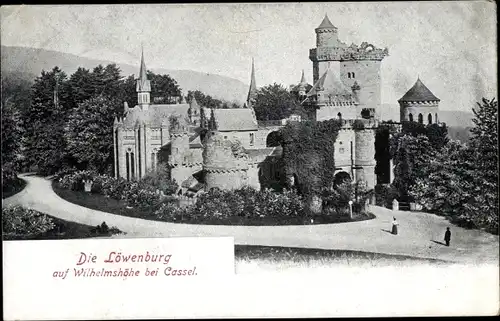 Ak Bad Wilhelmshöhe Kassel in Hessen, Die Löwenburg