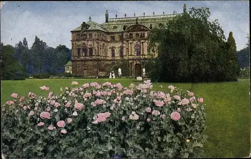 Ak Dresden, Palais im Großen Garten